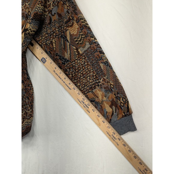 Blair Boutique Vintage Tapestry Button Down Jacket Oversized Abstract Art - Picture 7 of 10